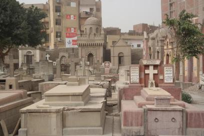 Cairo, Coptic cemetery.
